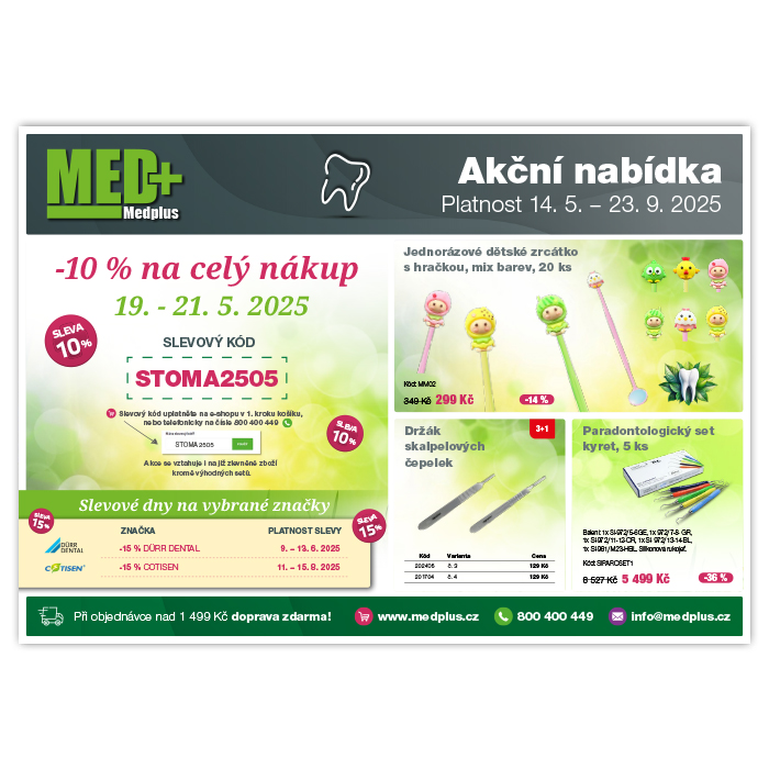 Akční nabídka pro stomatology