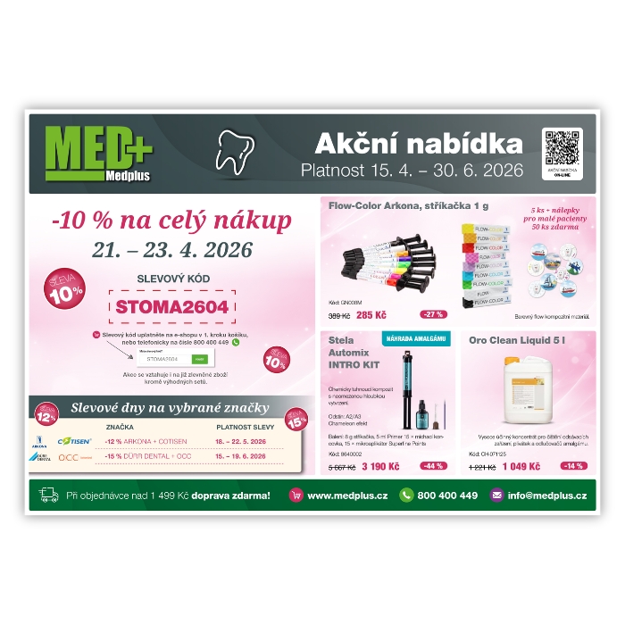 Akční nabídka pro stomatology