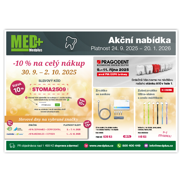 Akční nabídka pro stomatology