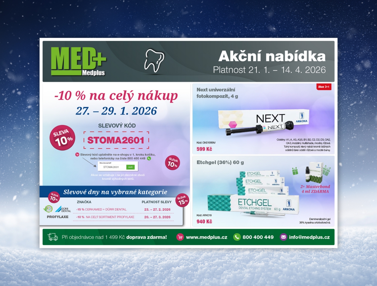 Akční nabídka pro stomatology