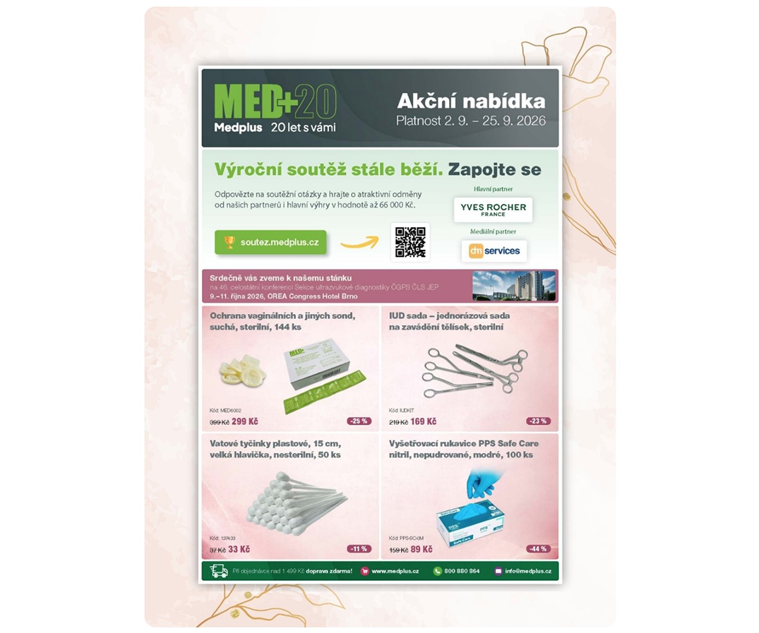 Akční nabídka zdravotnického materiálu