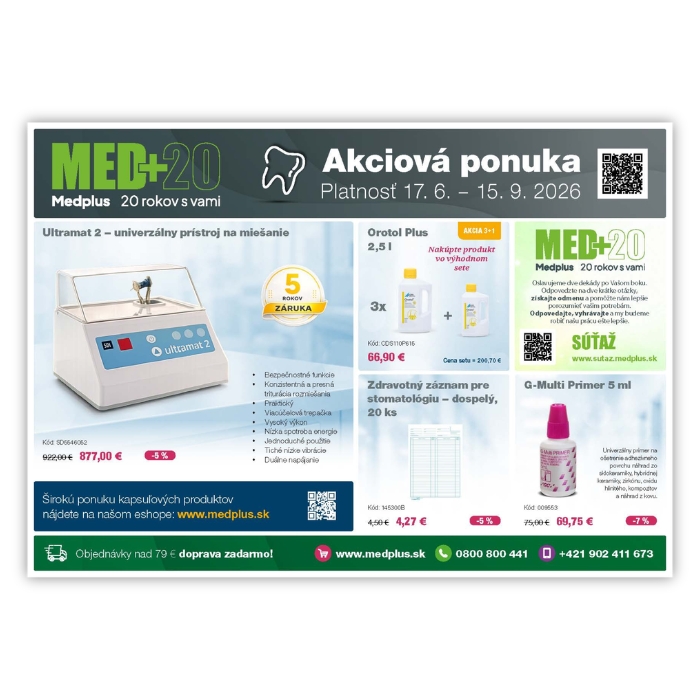 Akciová ponuka pre stomatológov