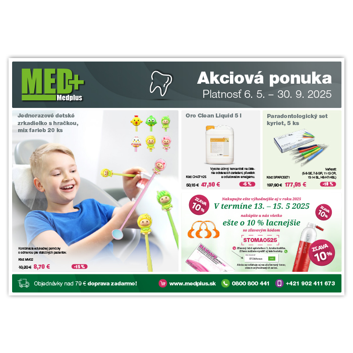 Akciová ponuka pre stomatológov