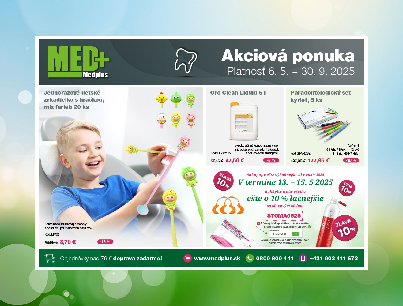 Akciová ponuka pre stomatológov