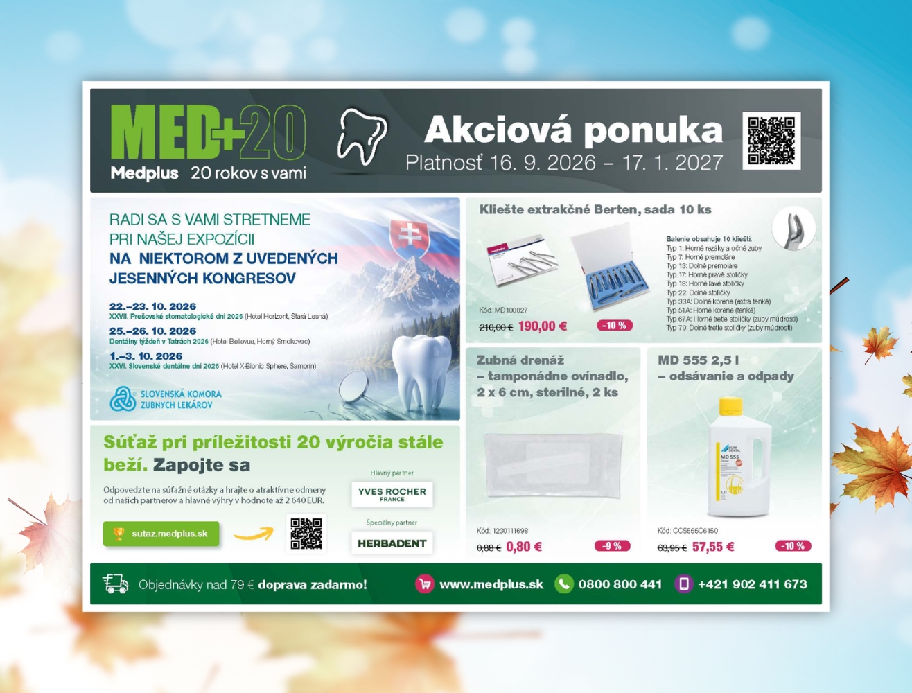 Akciová ponuka pre stomatológov