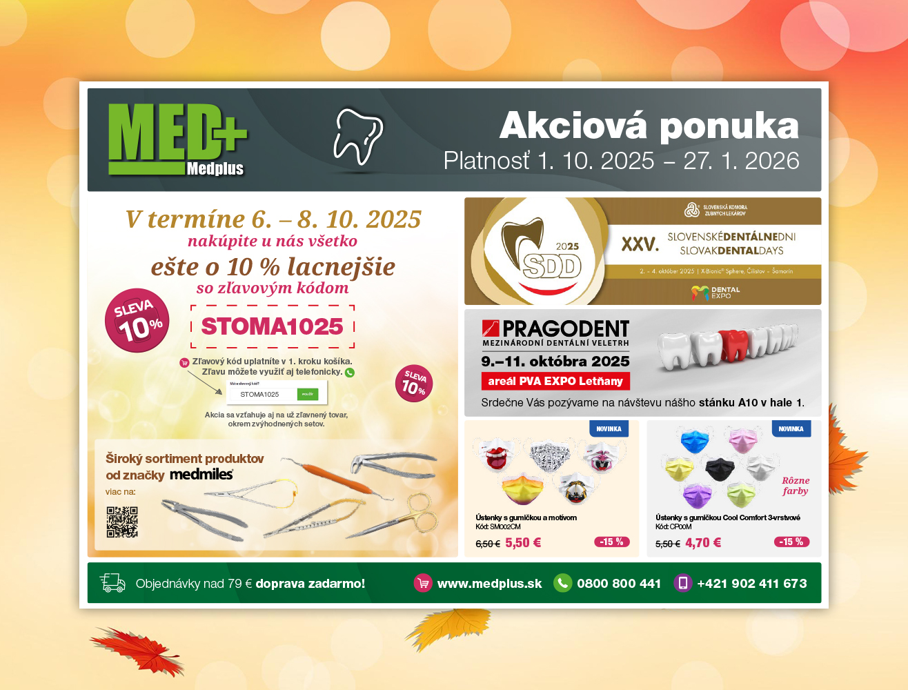 Akciová ponuka pre stomatológov